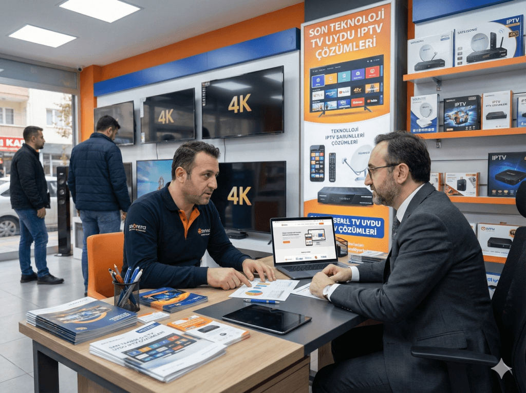 TV satış  ve uyducular ile  görüşmeler